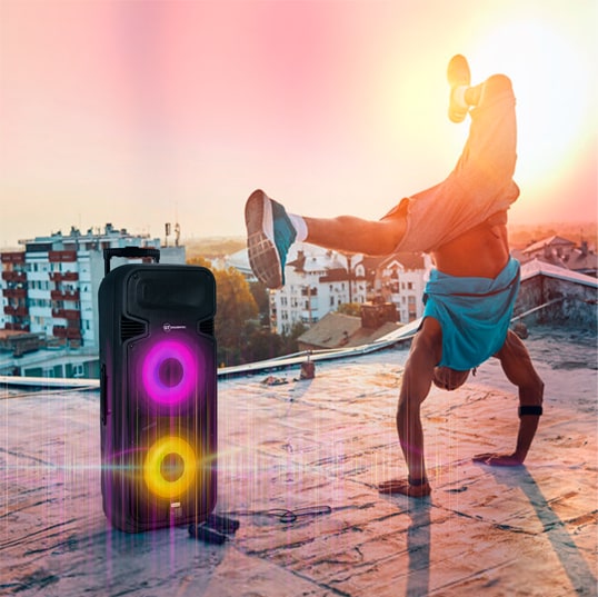 Caixa de Som Amplificada 500W RMS GT Power